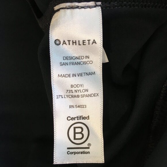 ATHLETA Dark Blue Slit Hem Euroluxe Stellar Crop Trouser Pant - Picture 3 of 11